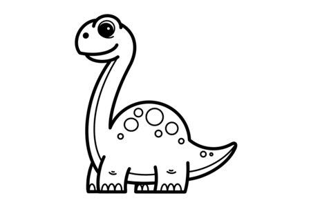 Coloriage Dinosaure 21 – 10doigts.fr